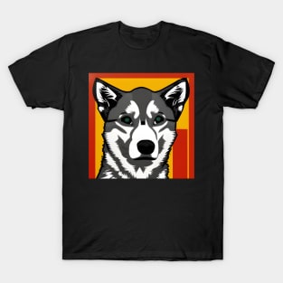 Husky Dog Pet Pop Art T-Shirt